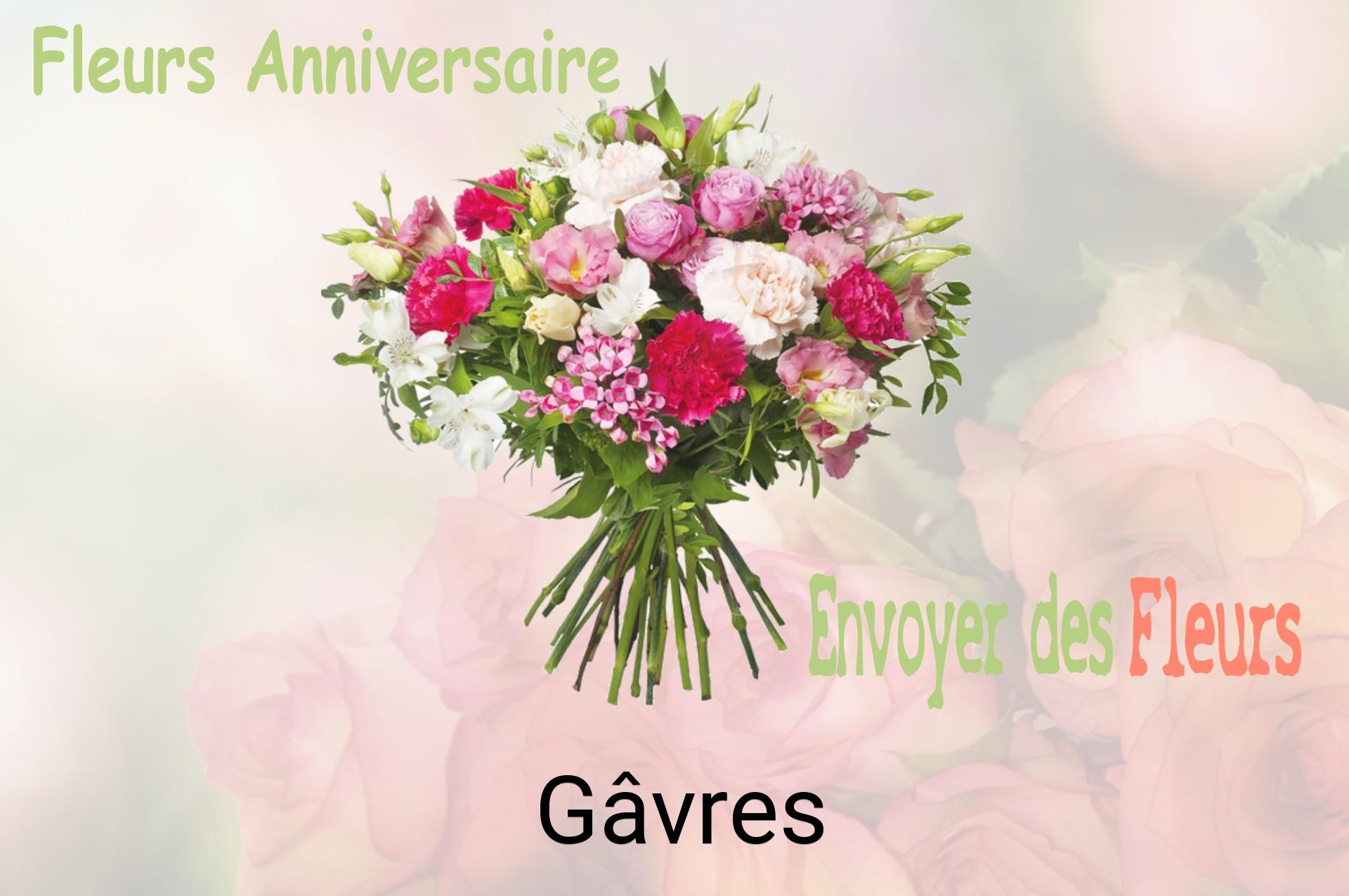 Bouquet de fleurs d’anniversaire livré à Gâvres