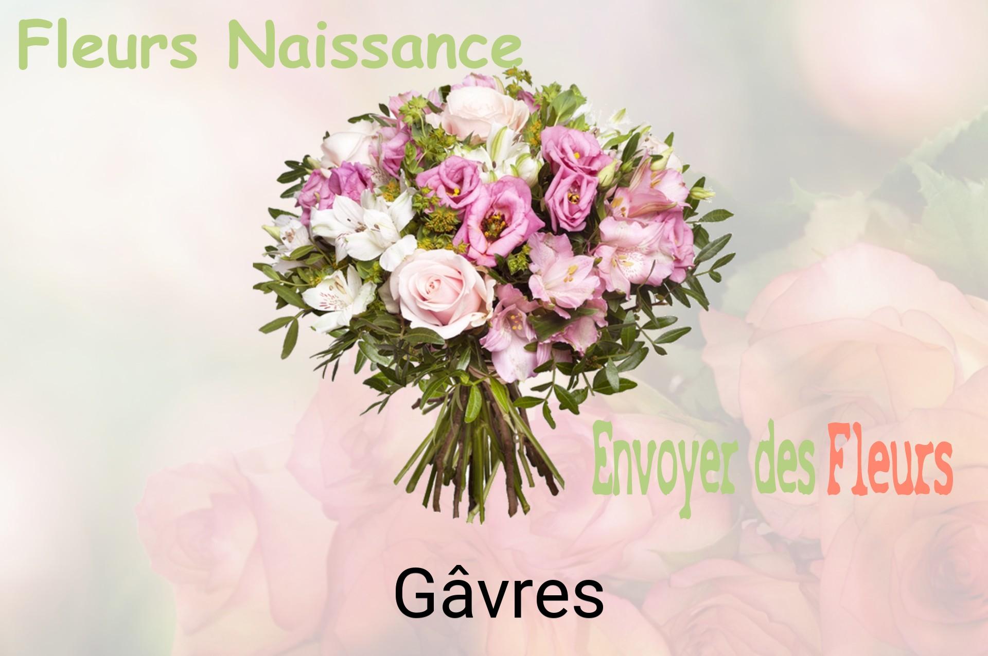 Bouquet de fleurs de naissance livré à Gâvres